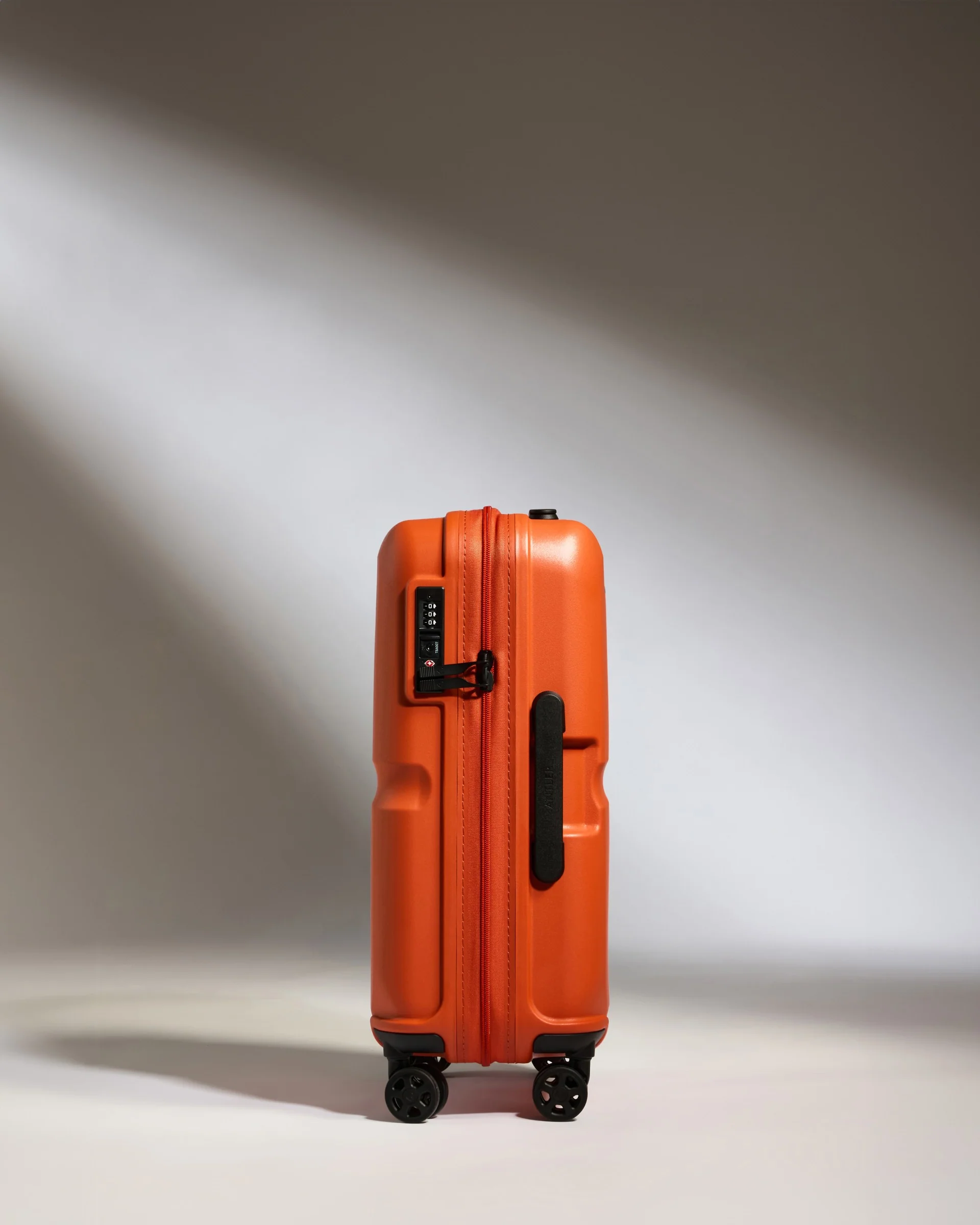 Cabin Suitcase in Ember Orange - Single Stripe - Image 4