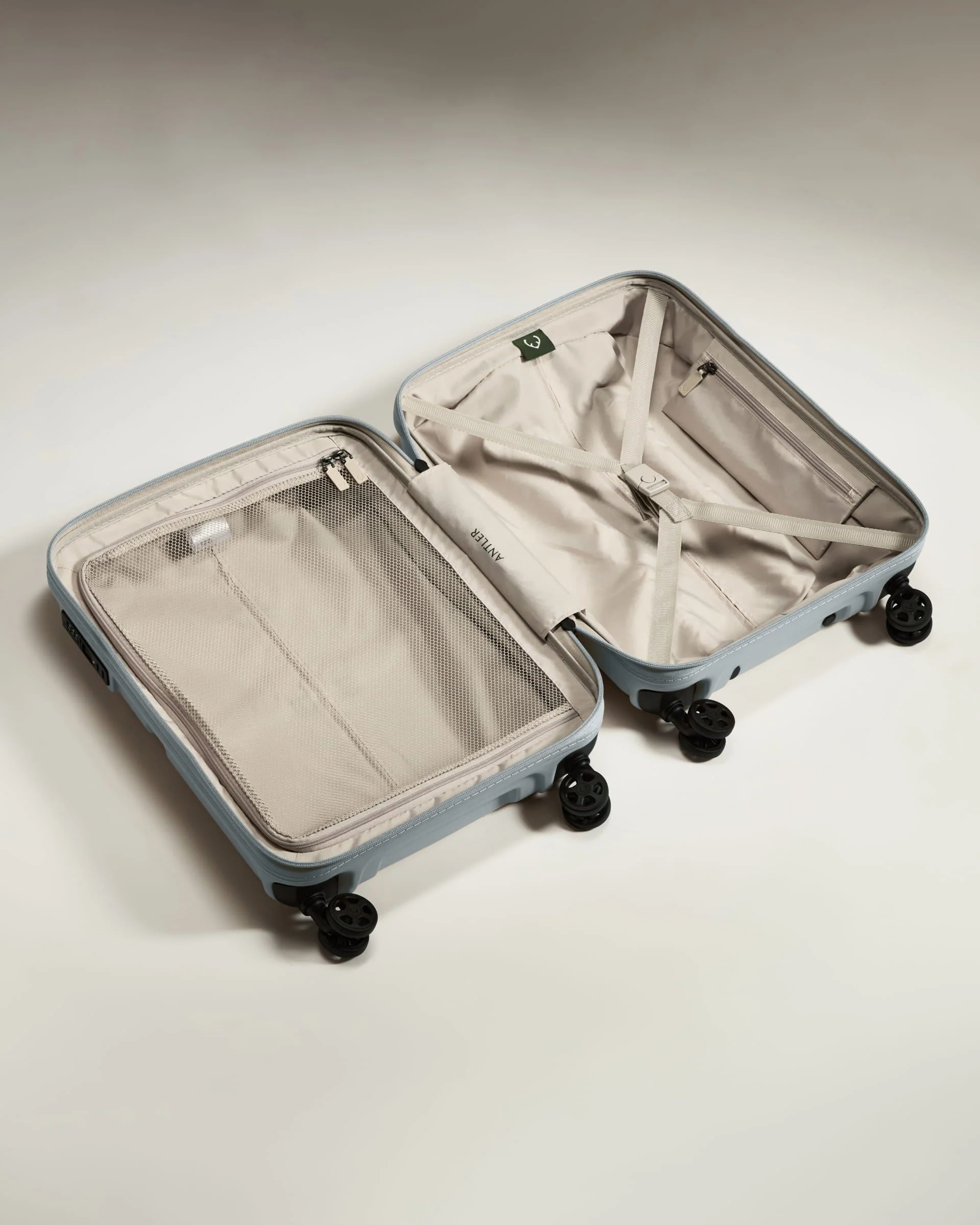 Cabin Suitcase in Salt Blue - Single Stripe - Image 4