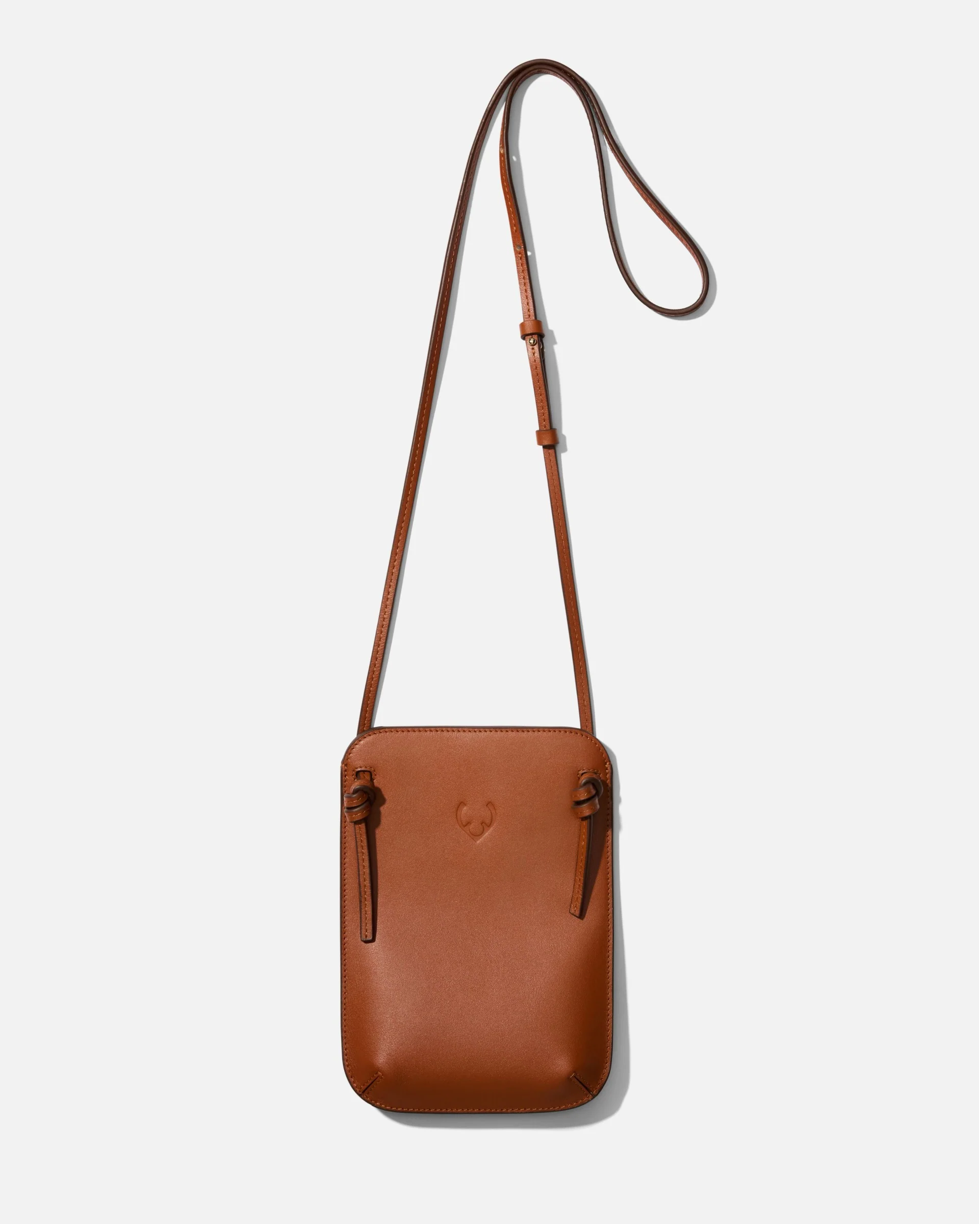 Crossbody Bag in Tan Leather - Heritage Collection - Image 4