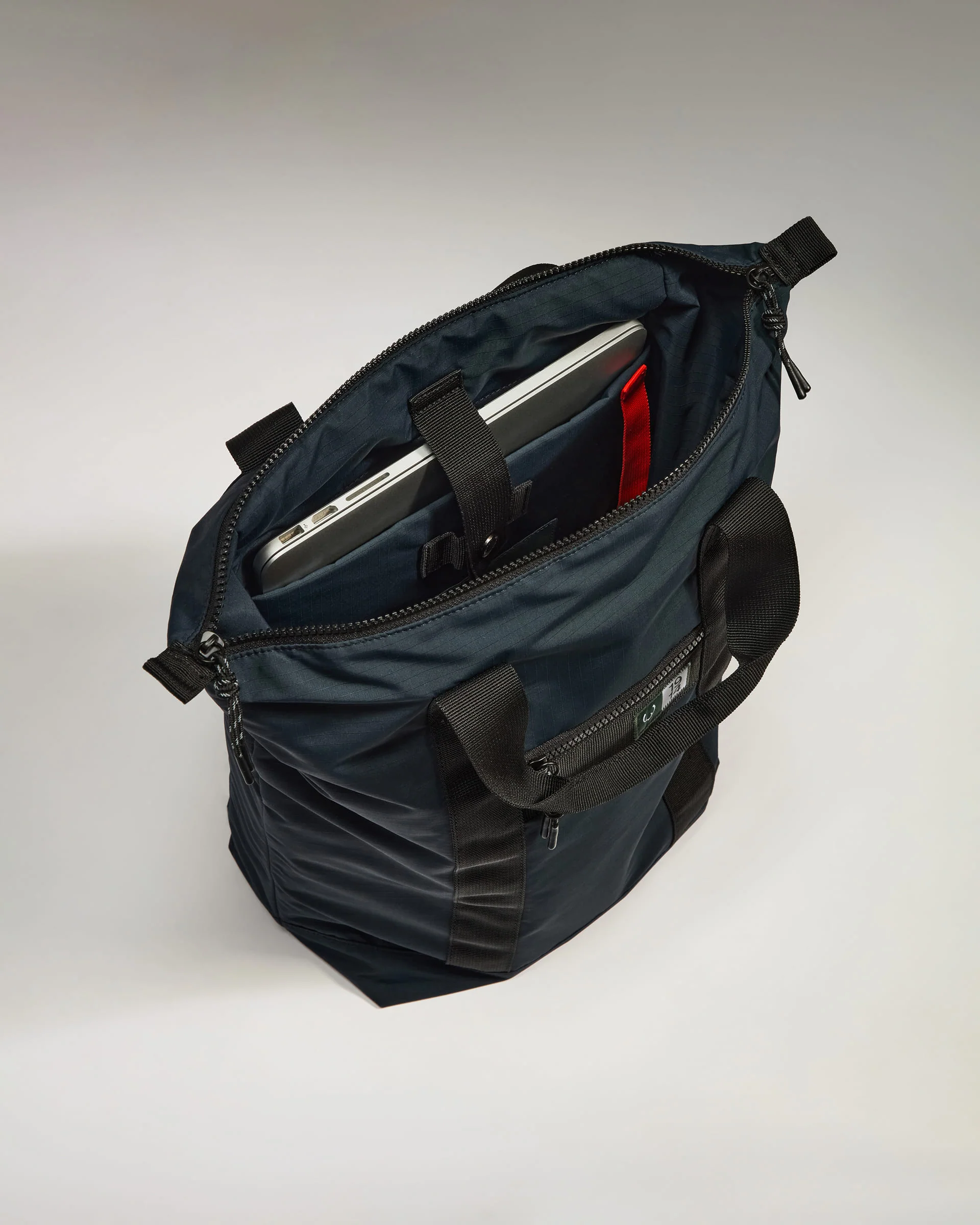Essential 2-in-1 Tote Backpack in Navy - Image 4