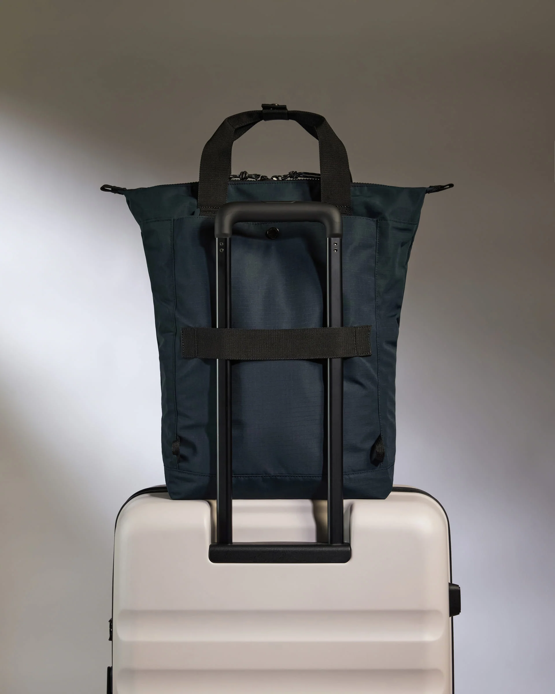 Essential 2-in-1 Tote Backpack in Navy - Image 5