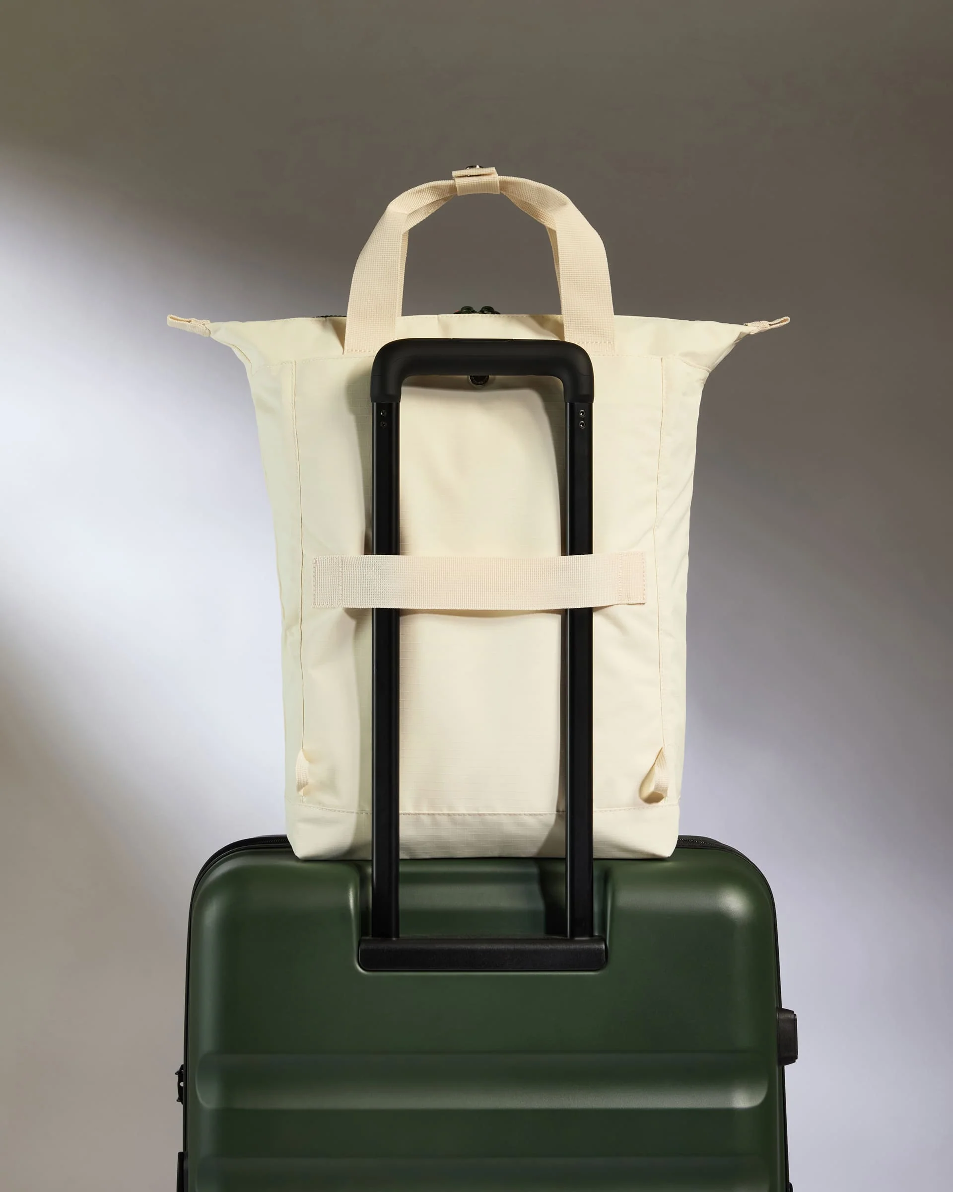 Essential 2-in-1 Tote Backpack in Stone - Image 5