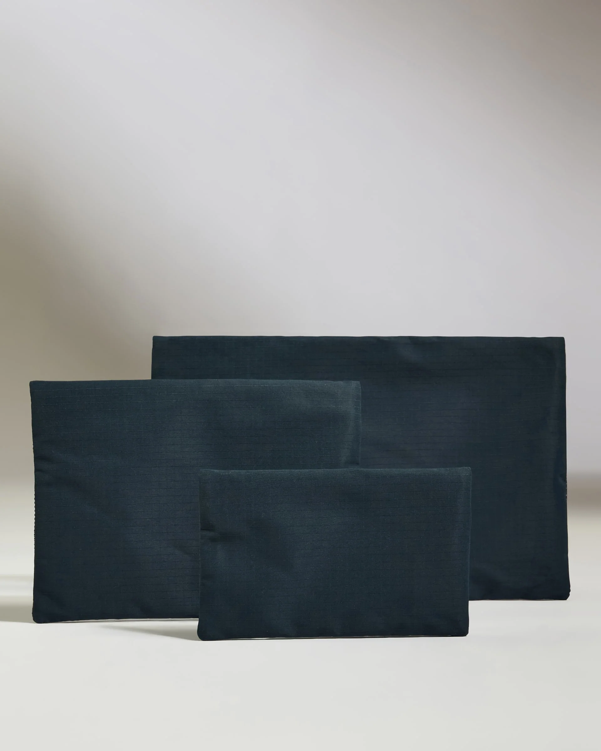 Essential Travel Pouches in Navy - Set of 3 - Image 4