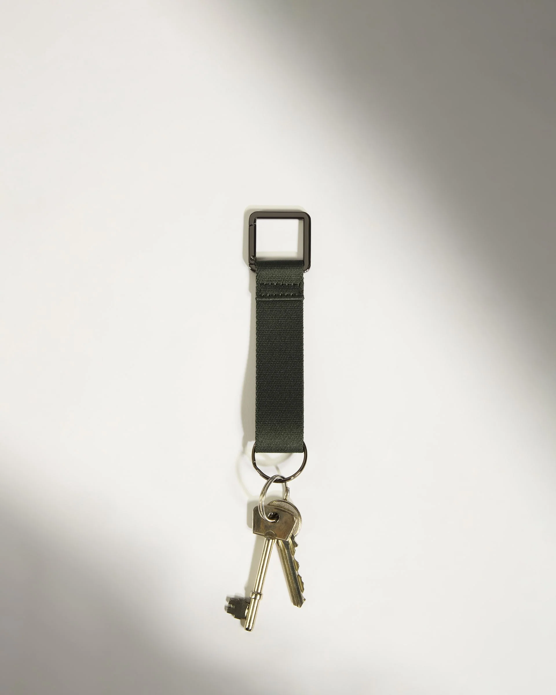 Icon Keyring in Dark Khaki Green - Image 3