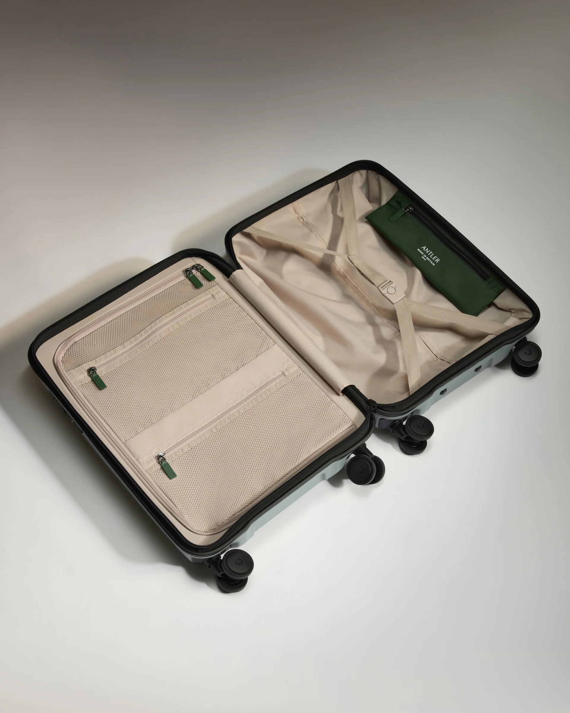 Cabin Suitcase in Mist Blue - Icon Stripe - Image 3