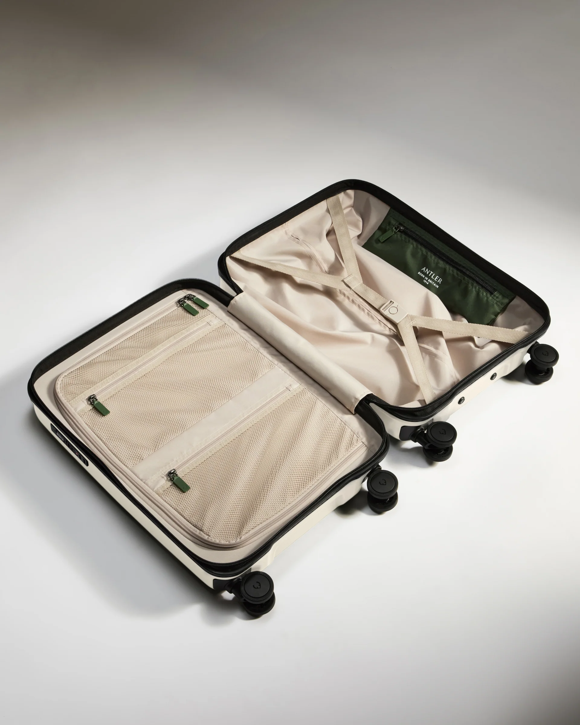 Cabin Suitcase in Taupe - Icon Stripe - Image 3