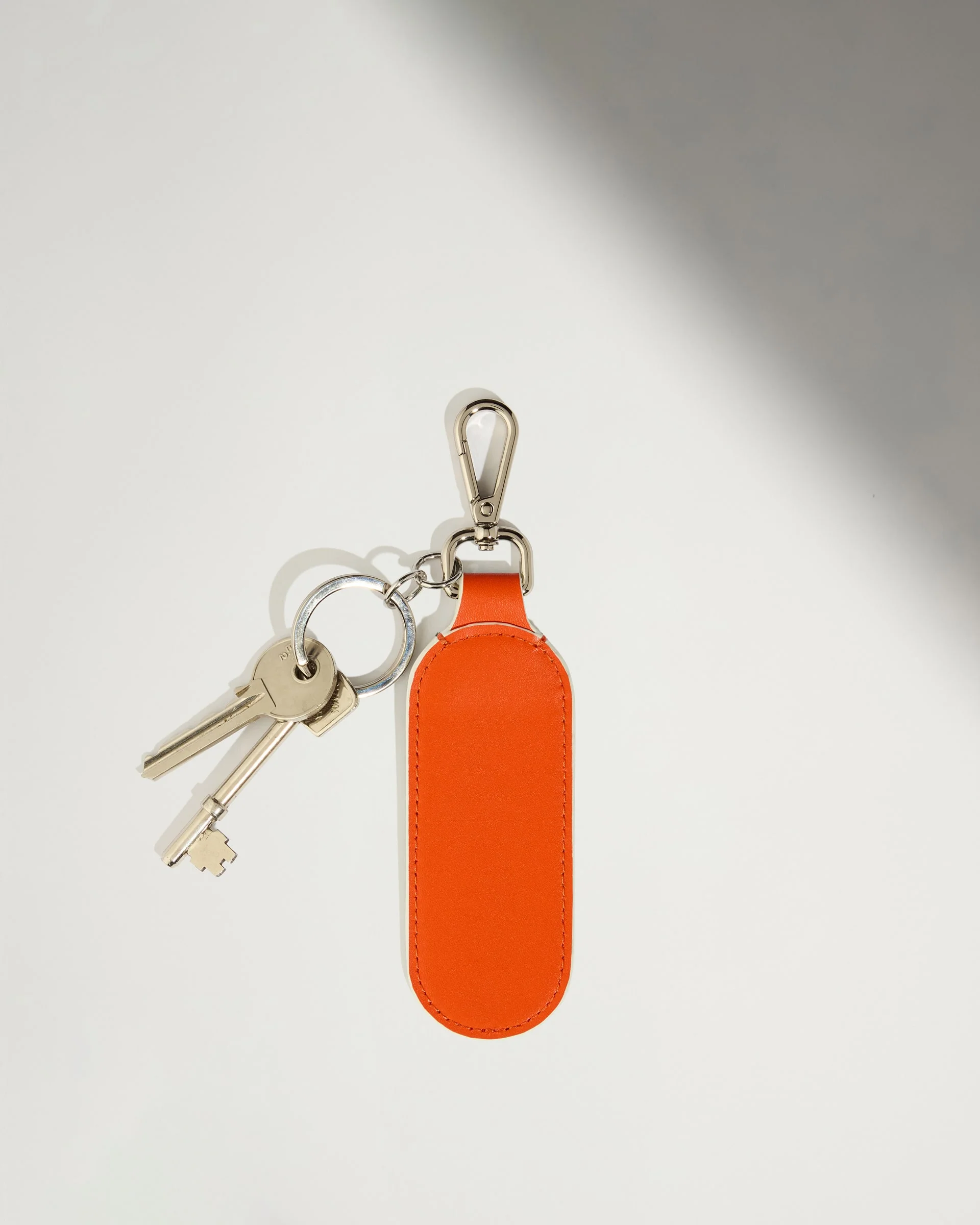 Leather Keyring in Coral - Summer Capsule - Image 4
