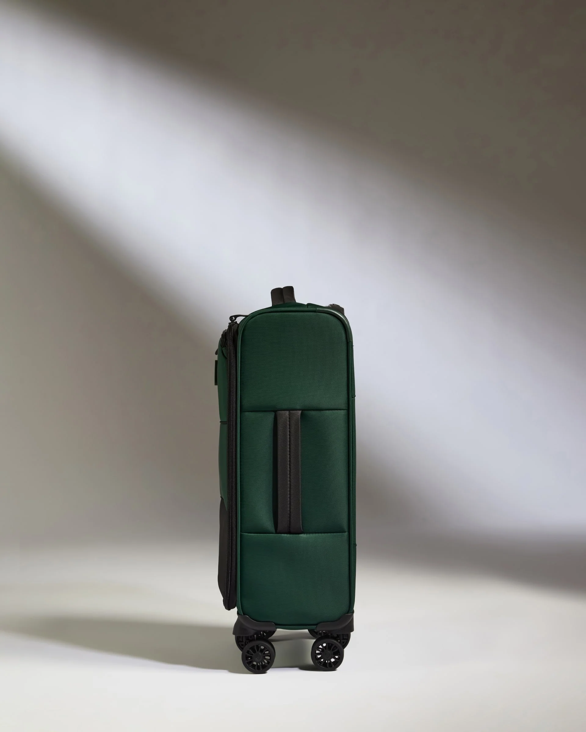 Lightest Cabin Suitcase in Antler Green - Soft Stripe 2.0 - Image 3