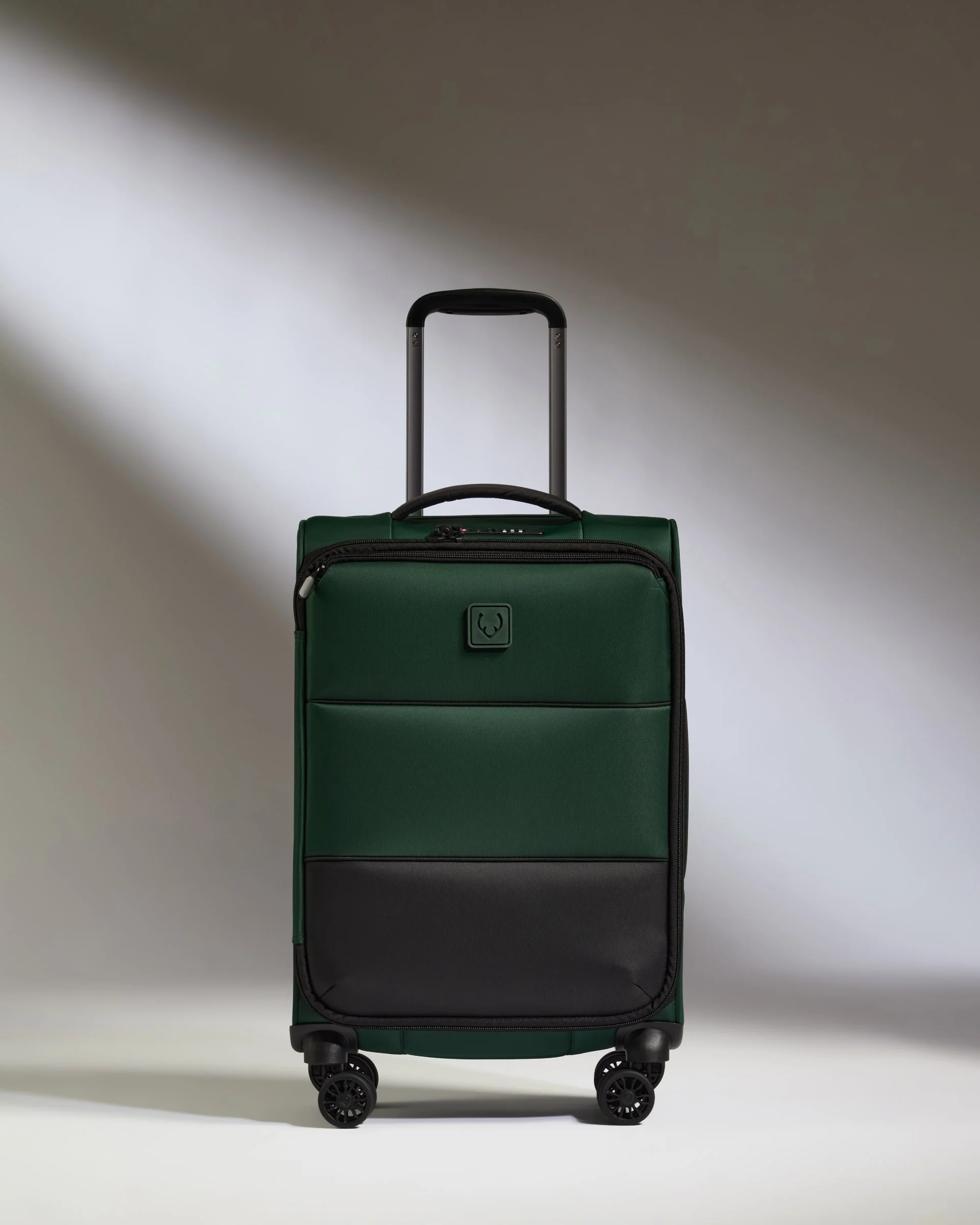 Lightest Cabin Suitcase in Antler Green - Soft Stripe 2.0 - Image 4