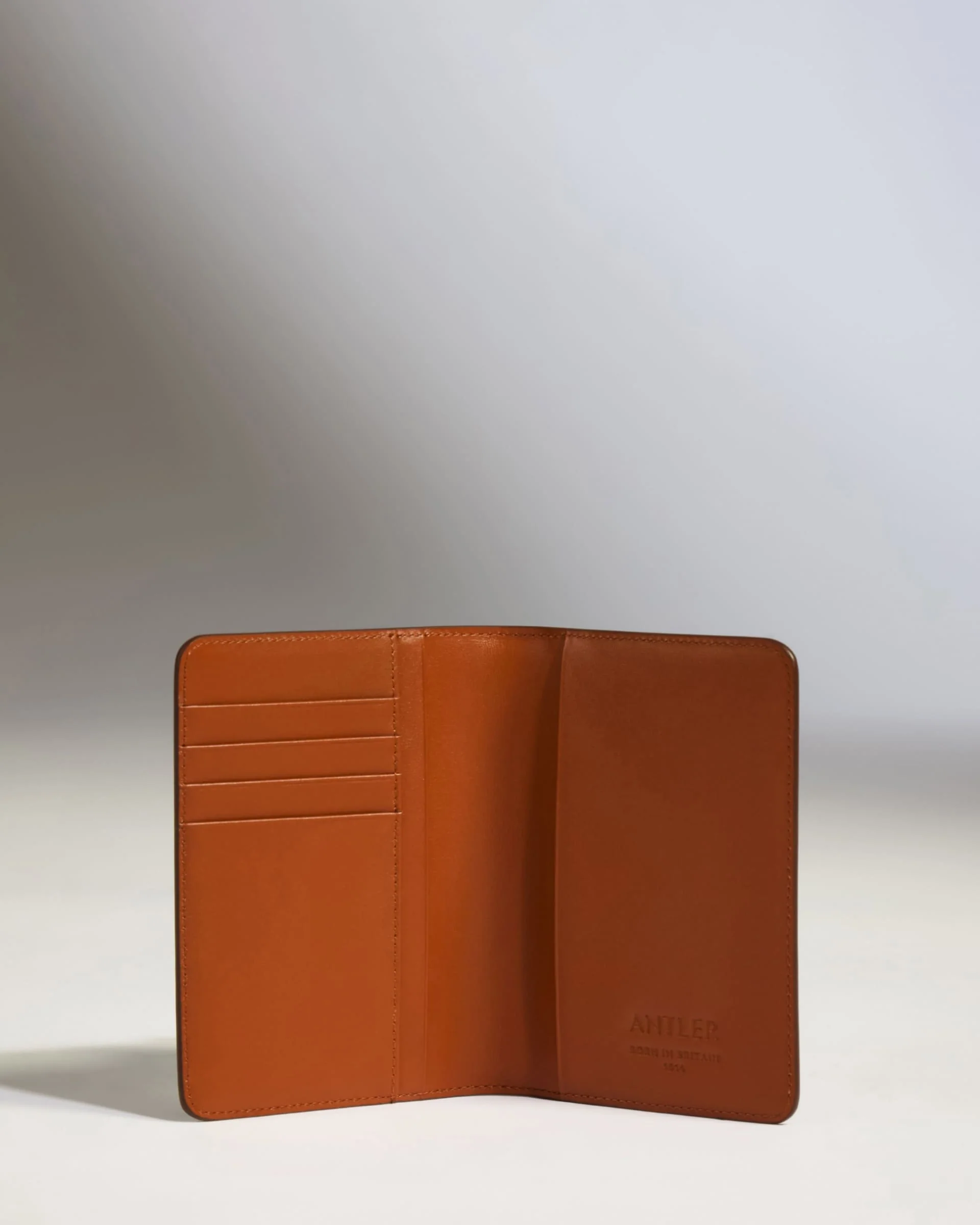 Passport Holder in Tan Leather - 1914 Collection - Image 3