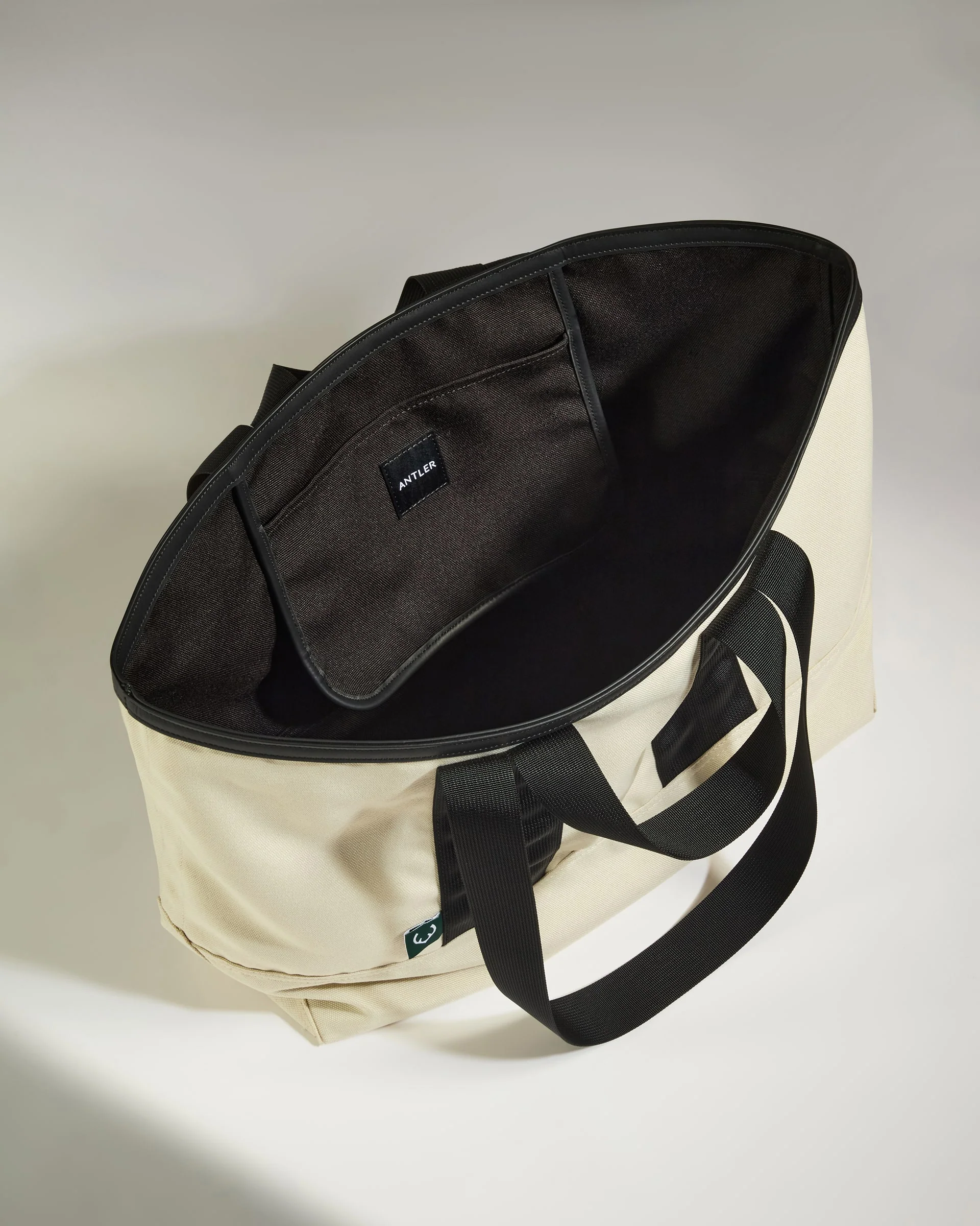 Reversible Tote Bag in Cream/Black - Summer Capsule - Image 4