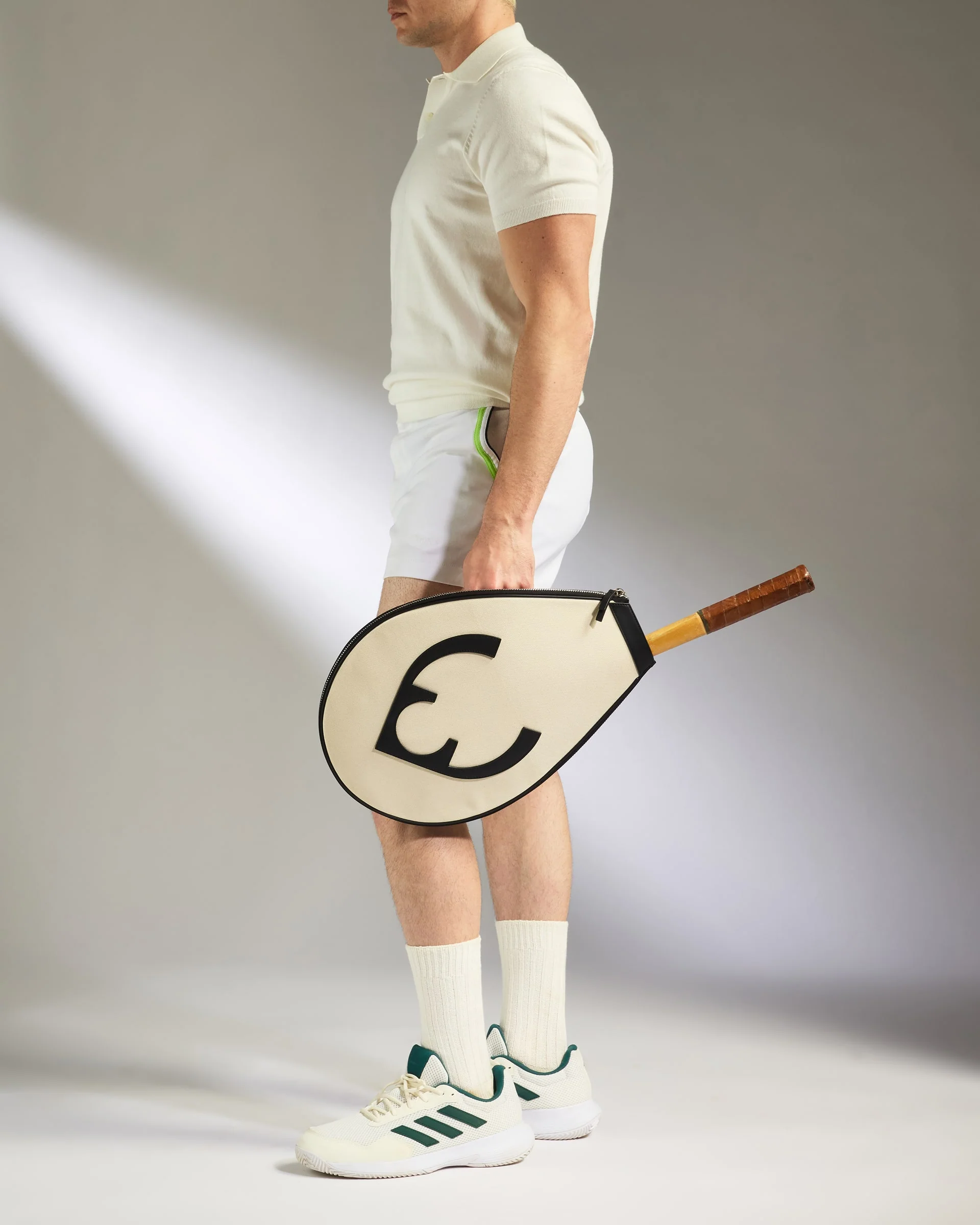 Tennis Racket Cover in Cream - Summer Capsule - Image 3