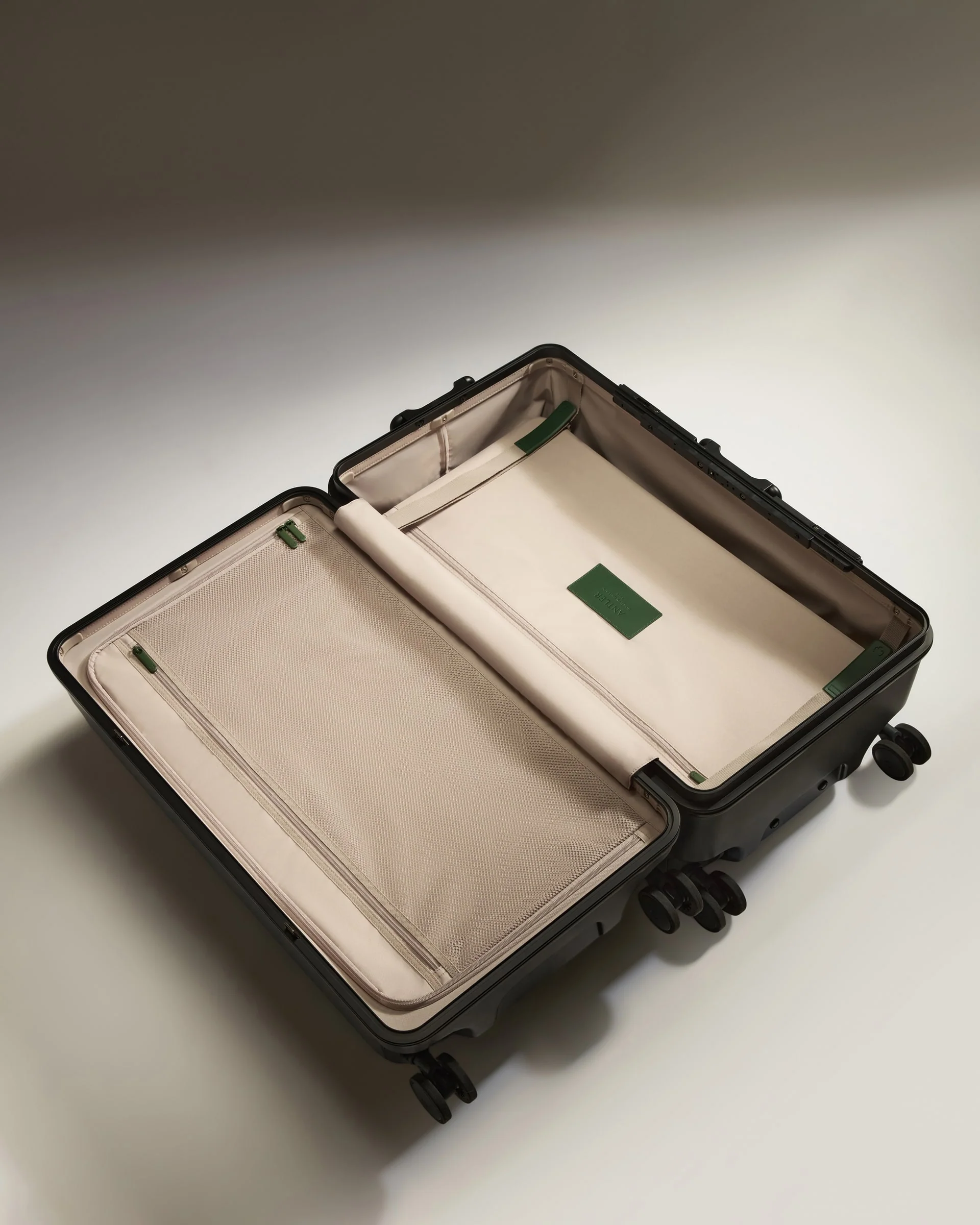 Trunk Suitcase in Basalt Navy - Heritage Stripe - Image 3