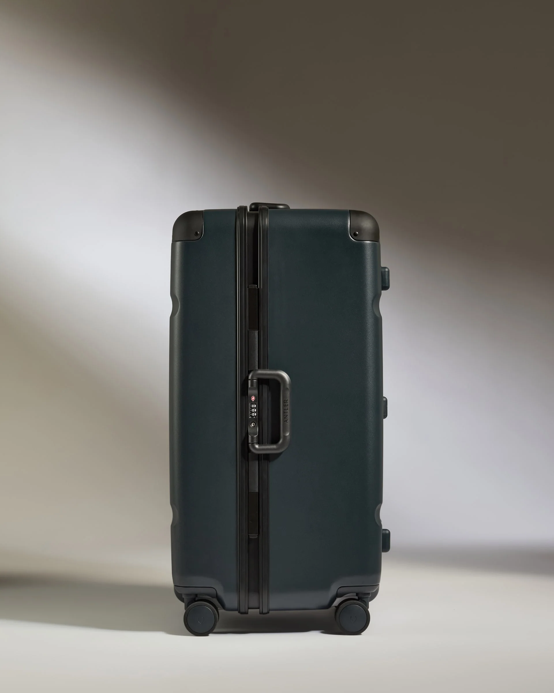 Trunk Suitcase in Basalt Navy - Heritage Stripe - Image 4