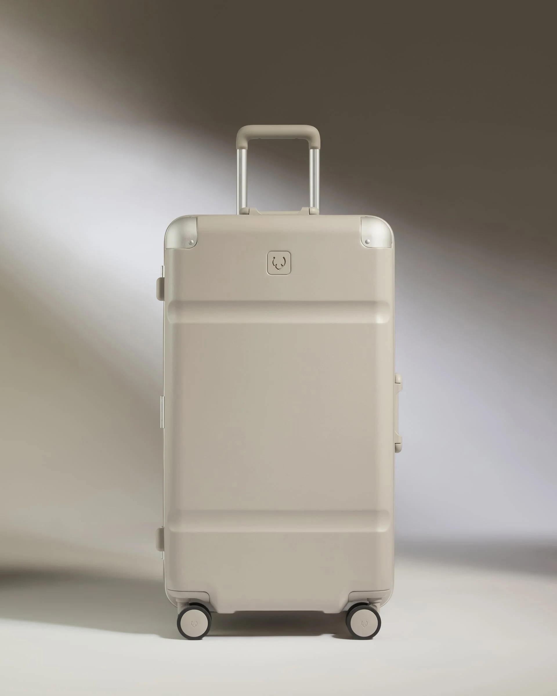 Trunk Suitcase in Sandstone - Heritage Stripe - Image 6