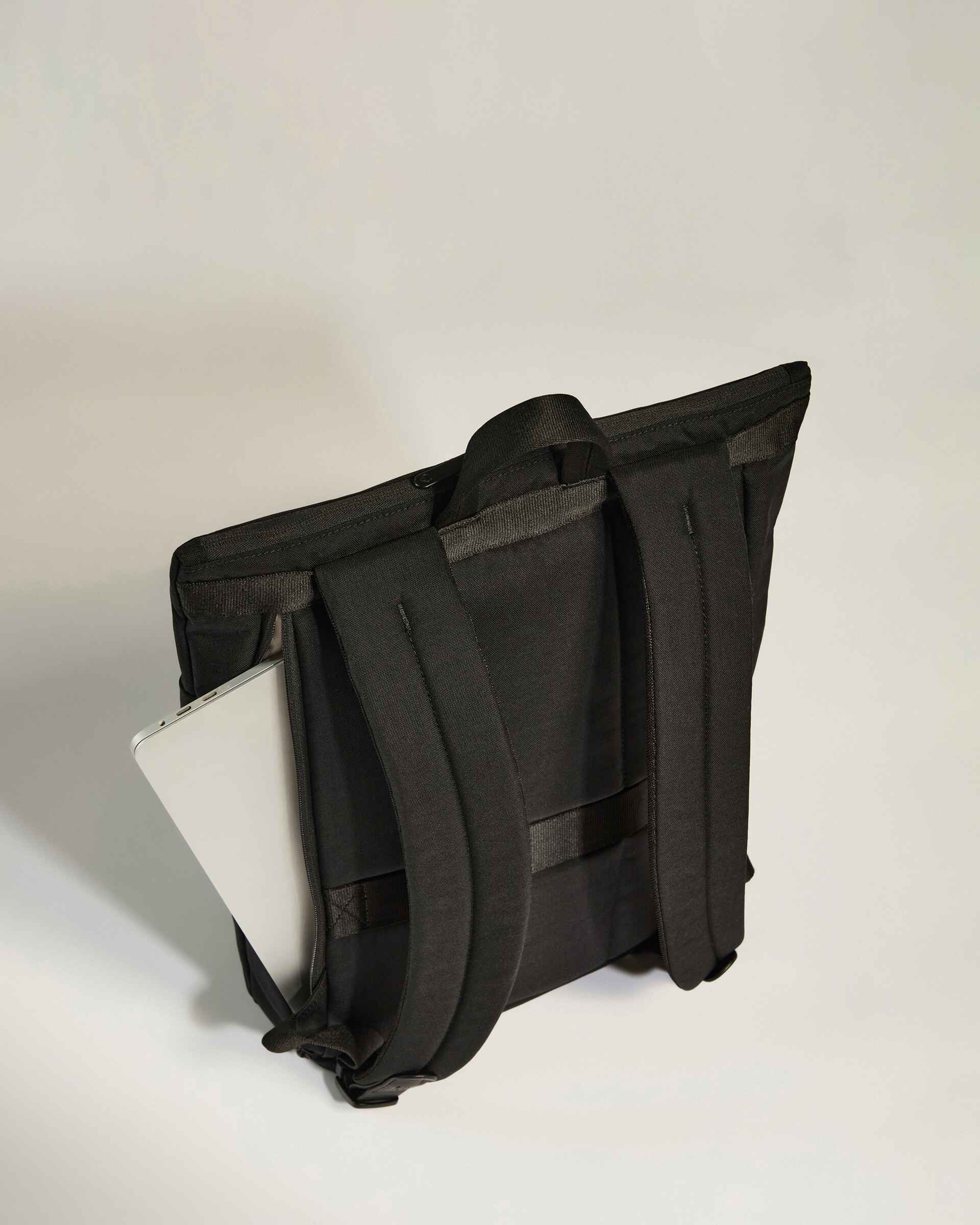 Urban Core Zip Top Backpack in Black - Image 5