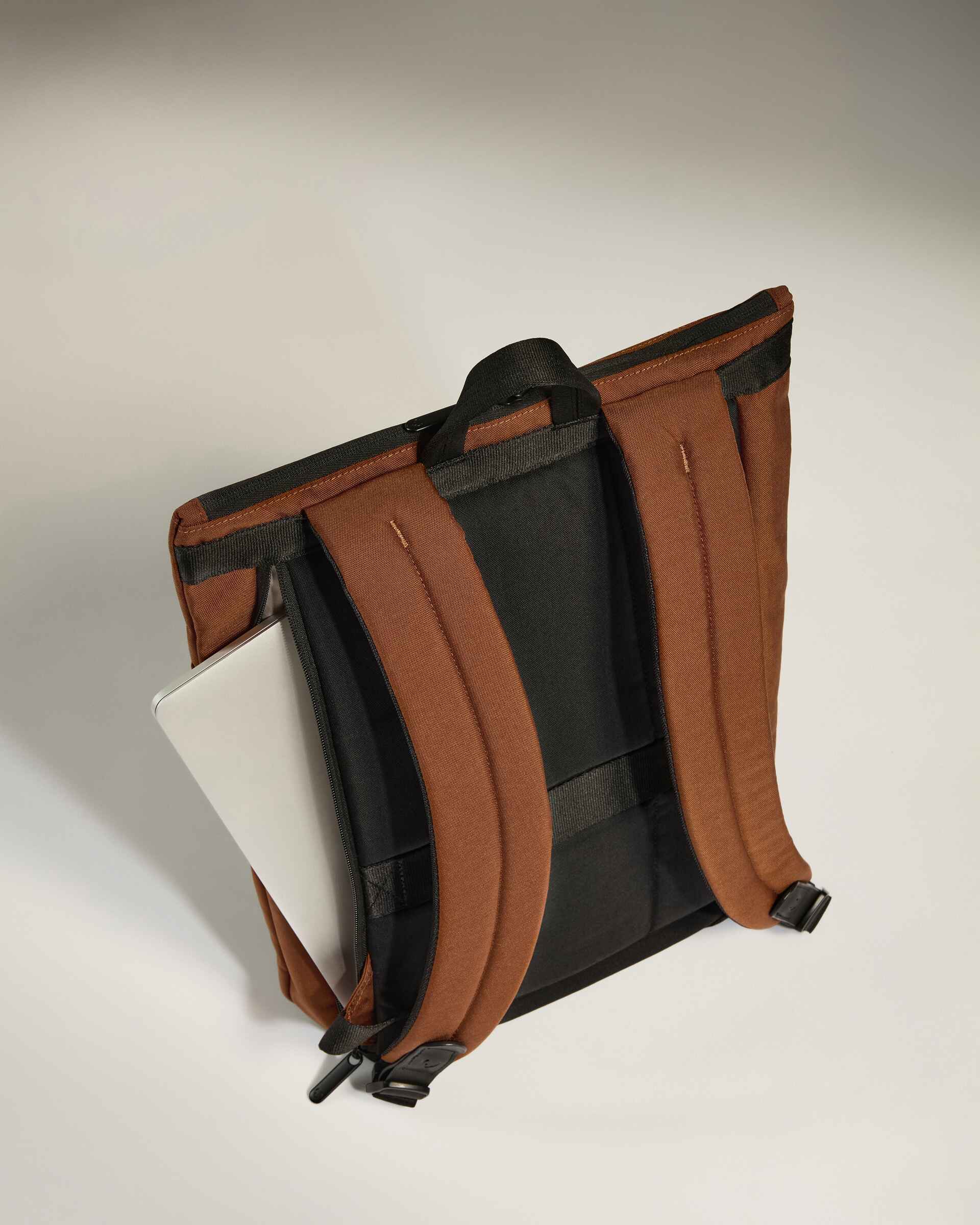 Urban Core Zip Top Backpack in Clay Brown - Image 5