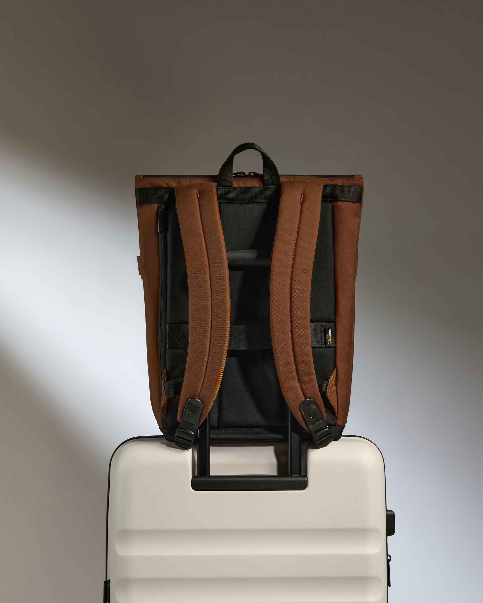 Urban Core Zip Top Backpack in Clay Brown - Image 6